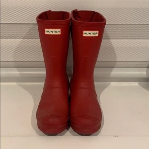 Red Hunter Rain Boots